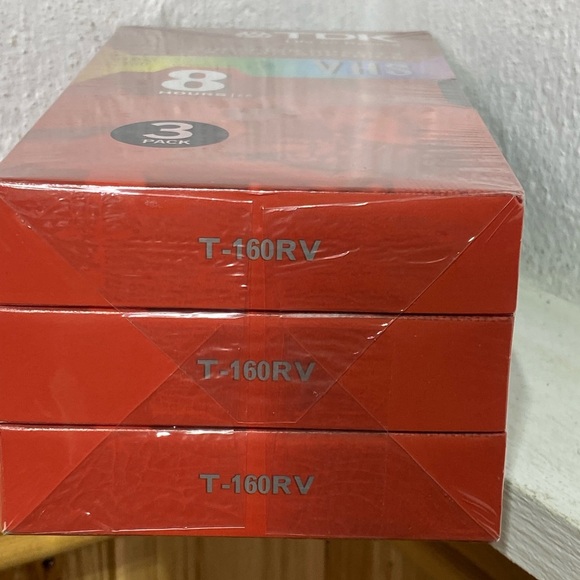 Vintage New in Package Five VHS Blank Video Tapes Fujifilm and TDK - Picture 7 of 8